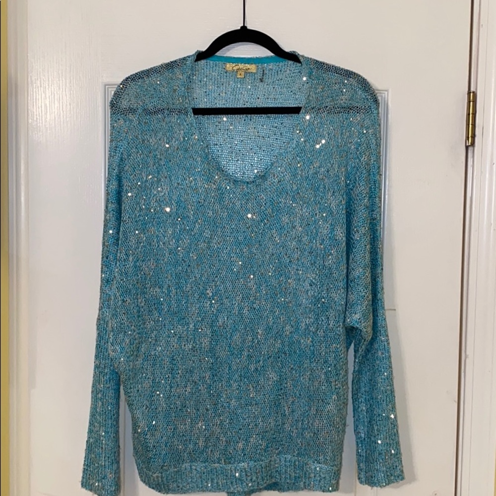 Oversized sweater, worn once.